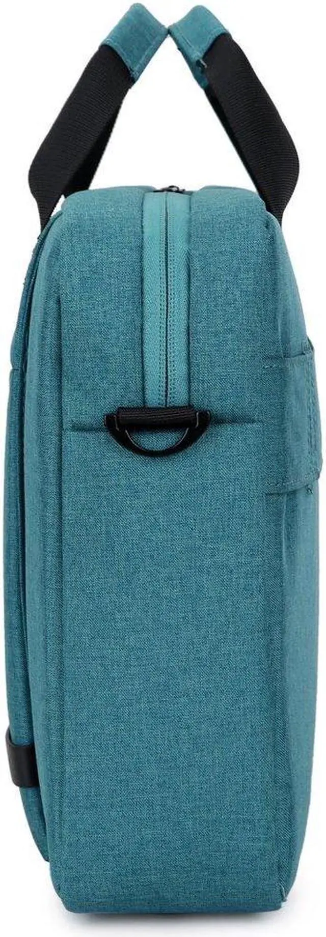 Alt view image 3 of 7 - BW224 Laptop Bag 13.3 Inch, Stylish Fabric Laptop Messenger Shoulder Bag Case Briefcase for 13 - 13.3 Inch Laptop / Notebook / MacBook / Ultrabook / Chromebook Computers (Blue)