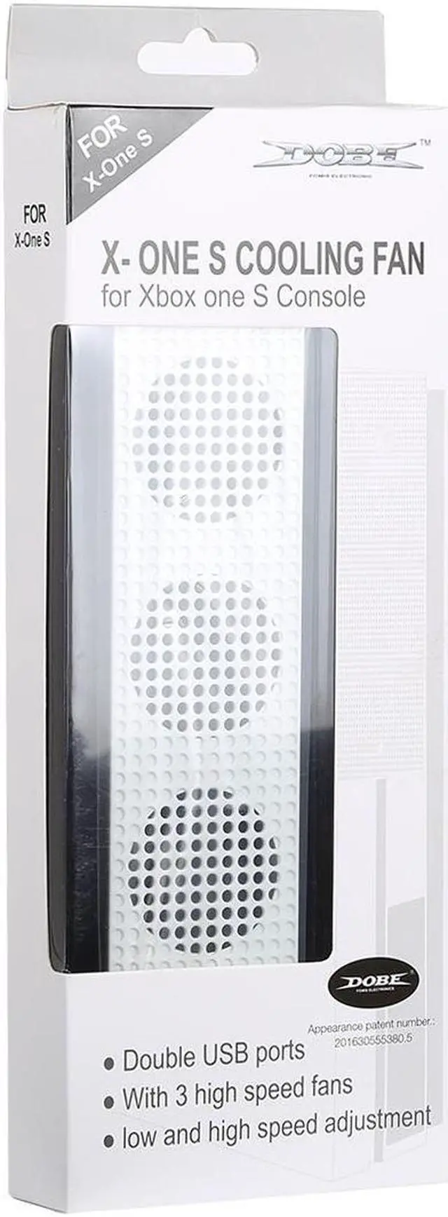 Alt view image 7 of 7 - DOBE Game Console Cooling Fans with Dual USB Ports & Low/High Speed Switch for XBOX One S Console eokCXOY