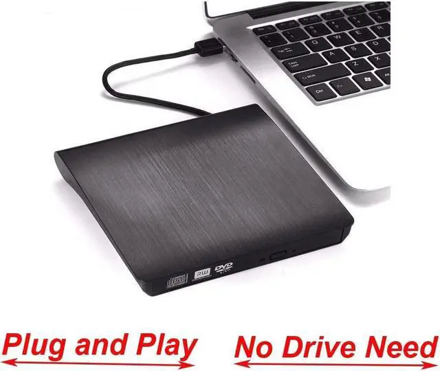 Alt view image 2 of 7 - USB 3.0 External CD/DVD Drive,Ultra-Thin Touch Portable High-Speed Data Transfer CD/DVD-RW Burner Player for Desktop Laptop Ultrabook Support Windows XP/7/8/10/Vista,Mac OS-Black eokCXOY
