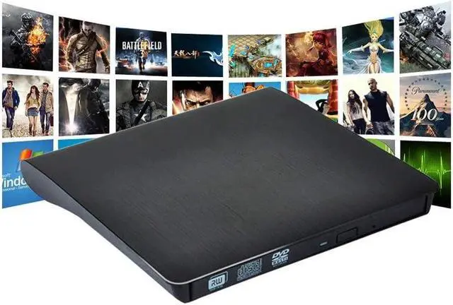 Alt view image 6 of 7 - USB 3.0 External CD/DVD Drive,Ultra-Thin Touch Portable High-Speed Data Transfer CD/DVD-RW Burner Player for Desktop Laptop Ultrabook Support Windows XP/7/8/10/Vista,Mac OS-Black eokCXOY