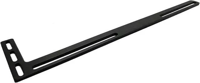 Alt view image 5 of 7 - Graphics Card GPU Brace Support Black Video Card Sag Holder/Holster Bracket, Anodized Aerospace Aluminum, Single or Dual Slot Cards