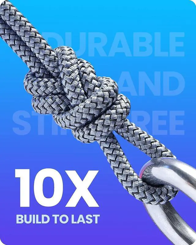 Alt view image 5 of 7 - Oculus Link Cable Quest 2 Quest 1 [USB3.0/ 5Gbps], Nylon Braided Oculus Quest 2 Link Cable 16.4FT, High Speed Transfer & Fast Charge USB C Cable Compatible for VR Quest Headset and Gaming PC (Gray)