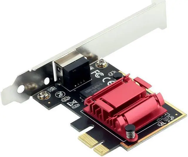 Alt view image 7 of 7 - 2.5 Gigabit Ethernet PCI Express PCI-E Network Card 10/100/1000/2500Mbps RJ45 LAN Adapter Converter for Desktop Windows 10/11 Linux