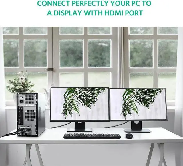 Alt view image 7 of 7 - DVI to HDMI Adapter, DVI-D 24+1Male to HDMI Female High Speed Adapter Converter Gold Plated Support 1080P for HDTV, Plasma, DVD, Projector, Computer