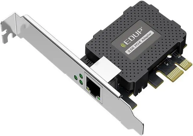 Main image of 2.5Gbps PCI Express Network Adapter, 2500/1000/100Mbps PCI Express Gigabit Ethernet Card RJ45 LAN Controller Support Windows Server/Windows