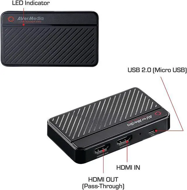 Alt view image 5 of 7 - AVerMedia Live Gamer MINI Video Capturing Device, GC311 eokCXOY