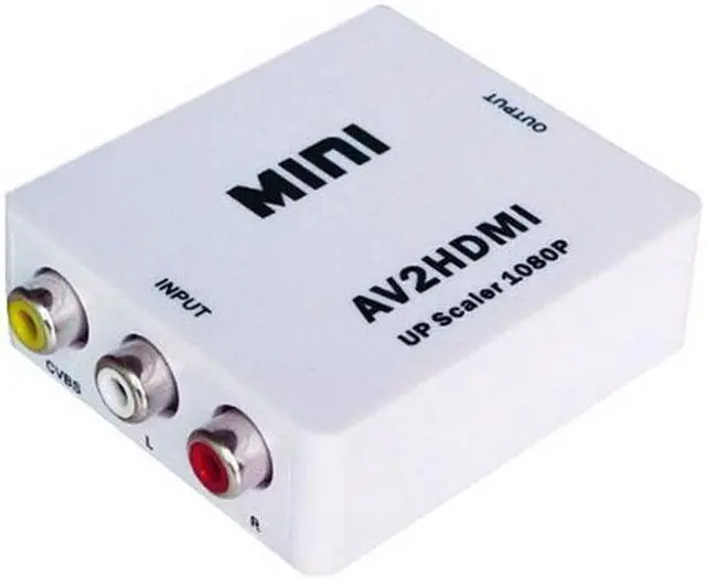 Main image of RCA AV to HDMI Converter Adapter Mini Composite CVBS to HDMI AV2HDMI Converter By Best Pirce