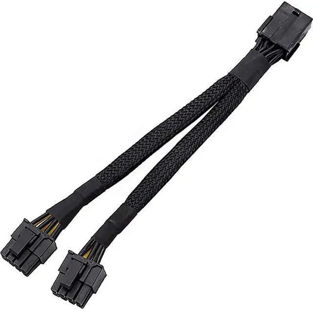 Main image of 8Pin PCI Express Graphics Video Card GPU VGA 8 Pin Female to Dual GPU 8Pin 6+2 Pin Male GPU 8 pin Splitter Power Extension Cable 8 Pin GPU molex 9inch
