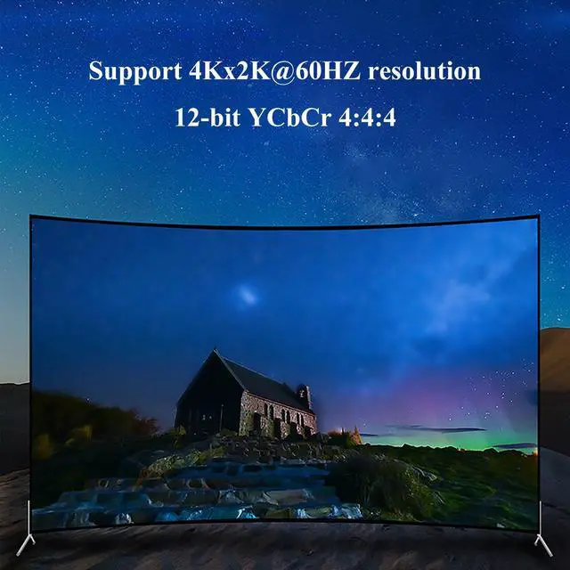 Alt view image 7 of 7 - HDMI KVM Switch 2 Port, USB2.0, Ultra HD 4K @60Hz, 2 PC Share 1 Set of Keyboard, Mouse and Monitor,Support Wireless Keyboard and Mouse