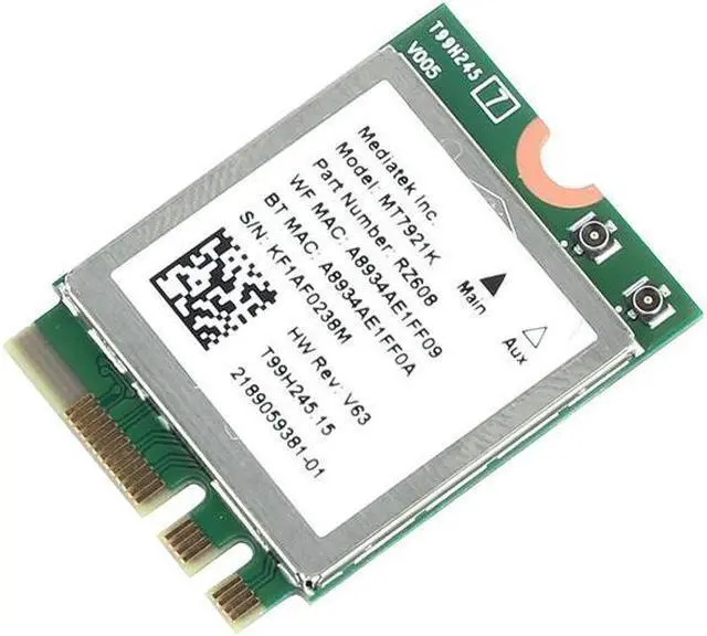 Alt view image 6 of 7 - MT7921K M.2 WiFi 6 Card for PC Dual Band 2.4GHz/5GHz 1800Mbps 802.11ax/ac wifi Bluetooth 5.2 Network Card same as wifi 6 AX200 Wireless Adapter Support Windows 10/11