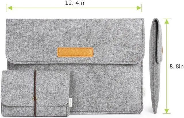 Alt view image 2 of 7 - MacBook 12 Inch Sleeve Felt Protective Case for New MacBook with Retina Display