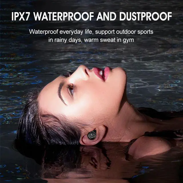 Alt view image 2 of 7 - TWS Bluetooth 5.0 Wireless Earphone 3D Bass Stereo In-ear Bluetooth Earphones Earbuds Handsfree Headset With Microphone Charging Case for Cell Phones