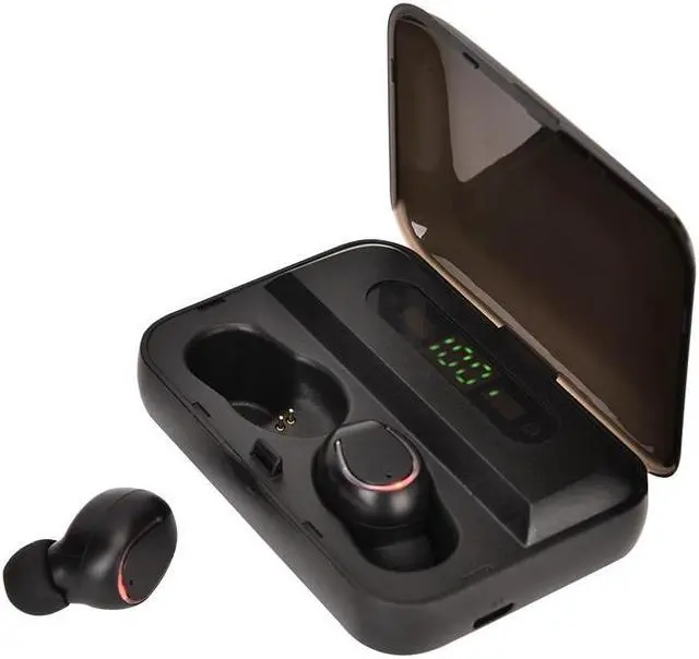 Alt view image 6 of 7 - TWS Bluetooth 5.0 Wireless Earphone 3D Bass Stereo In-ear Bluetooth Earphones Earbuds Handsfree Headset With Microphone Charging Case for Cell Phones
