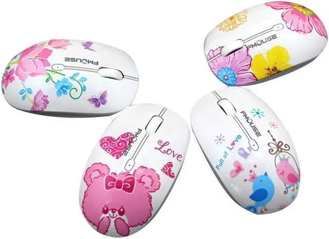 Alt view image 7 of 7 - Wireless Mouse USB Optical Mini Computer Silent Mouse for Mac/Notebook/Laptop(Bird)