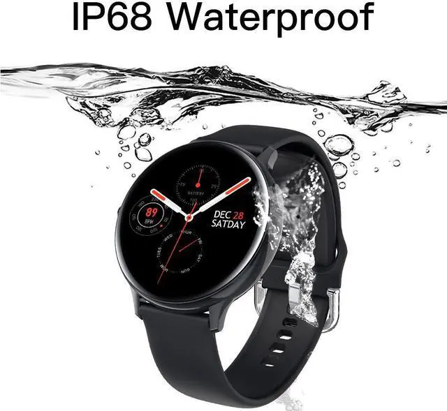 Alt view image 3 of 7 - Smart Watch Men Women Bracelet IP68 Waterproof Swim Full Touch Screen Smartwatch ECG Heart Rate Blood Pressure for Android IOS Phone eokCXOY