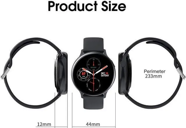 Alt view image 7 of 7 - Smart Watch Men Women Bracelet IP68 Waterproof Swim Full Touch Screen Smartwatch ECG Heart Rate Blood Pressure for Android IOS Phone eokCXOY