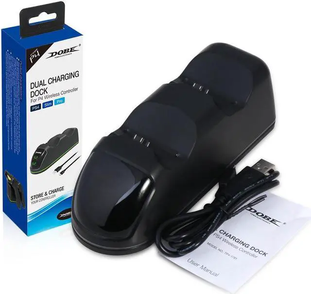 Alt view image 7 of 7 - PS4 Controller Joystick Handle USB Charger Stand Fast Charging Docking Station Gamepad for Playstation 4 PS4 Slim Pro Stand