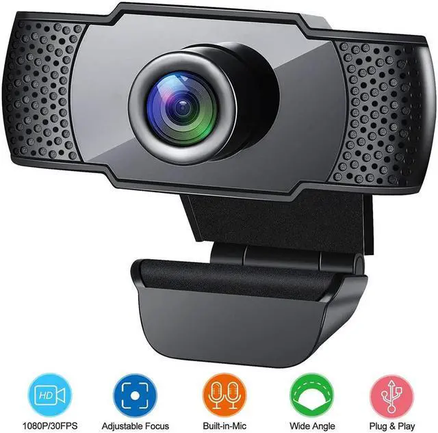 Main image of 1080P Webcam with Microphone, Wansview USB 2.0 Desktop Laptop Computer Web Camera with Auto Light Correction, Plug and Play, for Windows Mac OS, for Video Streaming, Conference, Gaming, Online Classes
