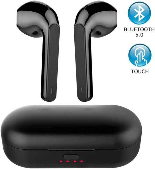 Main image of Wireless Earbuds, Mini Bluetooth 5.0 Headphones True Wireless Headphone with Charging Case, Waterproof In-ear Headphone Touch Control Earbuds for Sport Reading (black)