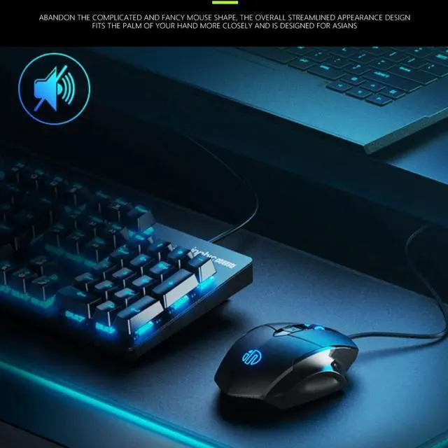 Alt view image 6 of 7 - Wired Gaming Mouse, 6 Button Ergonomic Wired USB Computer Mouse Gamer Mice Silent Mause 4000DPI Optical Mouse for PC Laptop Computer