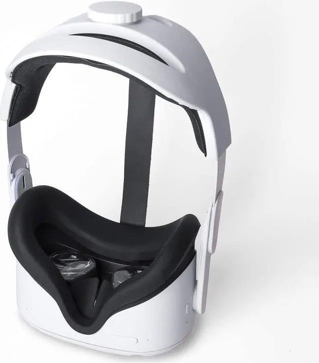 Alt view image 5 of 6 - VR Face Silicone Cover for Oculus Quest 2, Sweatproof Silicone Face Pad Mask & Face Cushion for Oculus Quest 2 VR Headset
