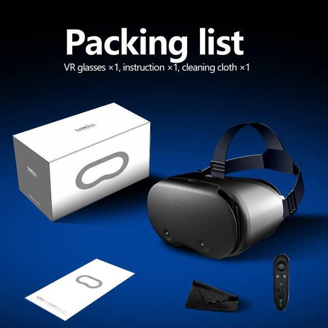 Alt view image 4 of 7 - VR Glasses, 3D VR Headset Compatible with iPhone & Android - Universal Virtual Reality Goggles for Kids & Adults - Your Best Mobile Games Movies,2K Anti-Blue Lenses, Adjustable Pupil & Object Distance