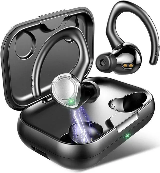 Main image of Ture Wireless Earbuds, Bluetooth 5.1 Sport Headphones in Ear with Detachable Earhooks, Bluetooth Earbuds with Immersive Sound, Wireless Earphones with Noise Cancelling Mic, IP7 Waterproof Headset