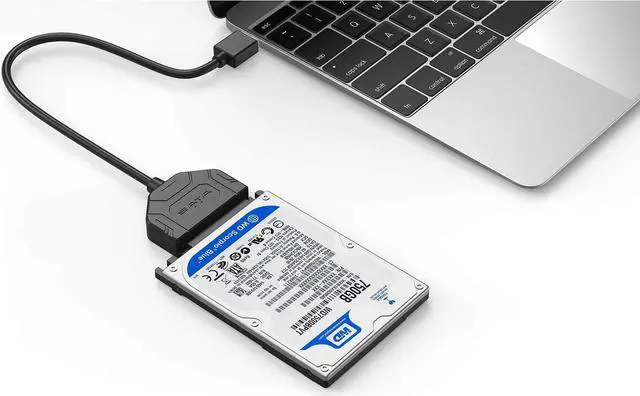Alt view image 6 of 7 - SATA to USB 3.0 Adapter for 2.5" HDD Hard Drives, USB 3.0 to SATA Adapter Cable, Support UASP for 2.5 Inch SSD/HDD (SATA to USB A 3.0 Adapter)