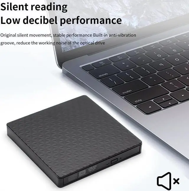 Alt view image 5 of 7 - USB 3.0&Type C External CD DVD Drive, CD/DVD +/-RW Optical Drive, Slim Portable DVD CD ROM Rewriter CD DVD Burner High Speed Data Transfer for Laptop Desktop PC Windows 11/10/7 MacOS Linux OS eokCXOY