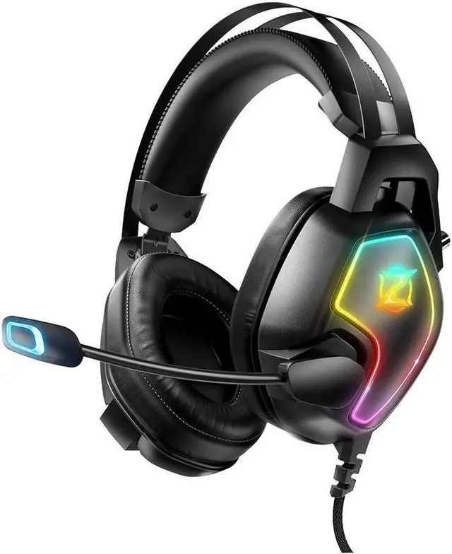 Main image of Wired Gaming Headset for X-box One Series X/S PS-4 PS-5 PC Switch, Noise Canceling Compoter Headphones with Microphone, 3.5mm Audio Jack, Auto-Adjust Headband