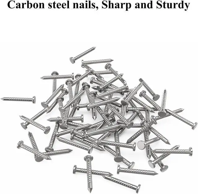 Alt view image 4 of 6 - Ethernet Cable Clips White 8mm 200pcs, Single Coaxial Cable Clamps with Nail for CAT5, CAT6, CAT7 Flat Wire