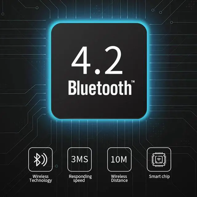 Alt view image 6 of 7 - Wireless Bluetooth Mini Speaker Stereo Portable Speakers Subwoofer Bluetooth 4.2 with SD FM Outdoor Column Loudspeaker