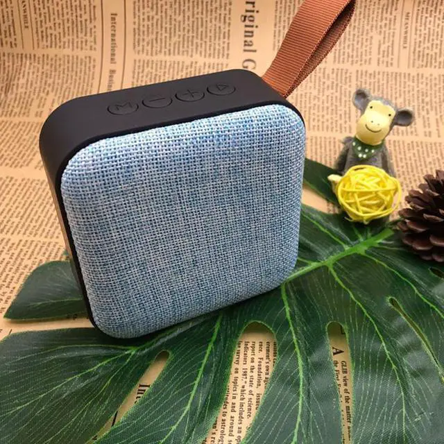 Alt view image 3 of 7 - Wireless Bluetooth Mini Speaker Stereo Portable Speakers Subwoofer Bluetooth 4.2 with SD FM Outdoor Column Loudspeaker