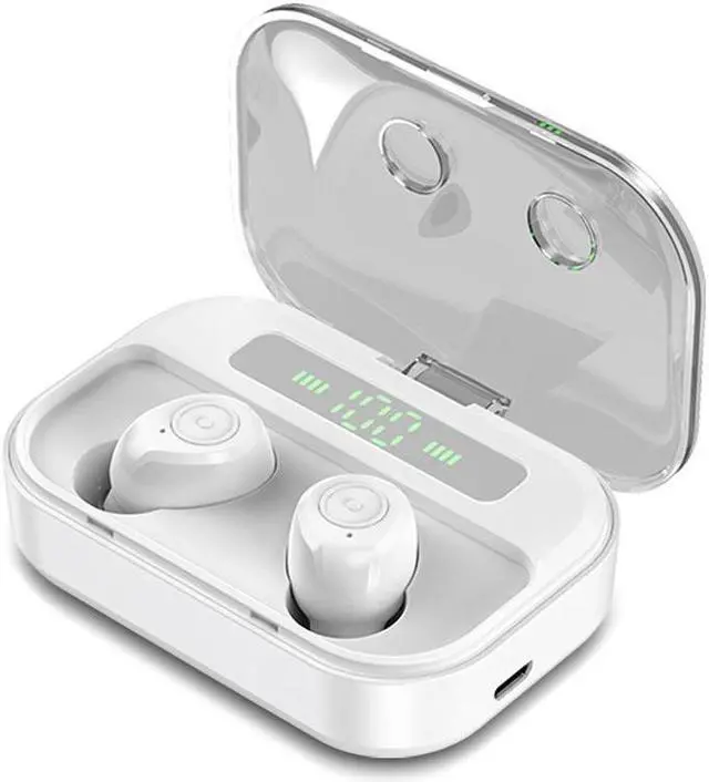 Main image of TWS Bluetooth 5.0 Earphones M7S Wireless Headphones Stereo Gaming Headset Mini Earbuds 1500mah charging Box Black
