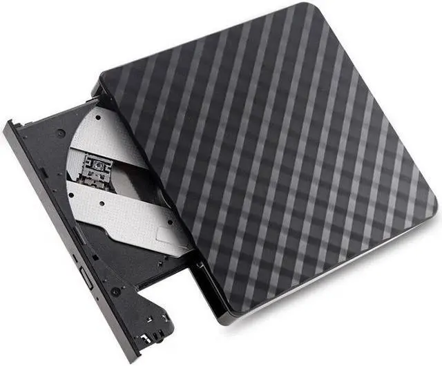 Alt view image 6 of 7 - Corrugated External USB 3.0 High Speed Slim DVD Burner Optical Drive For Any Laptop Desktop Writer Player Portable for PC Mac OS Windows 10 7 8 XP Vista