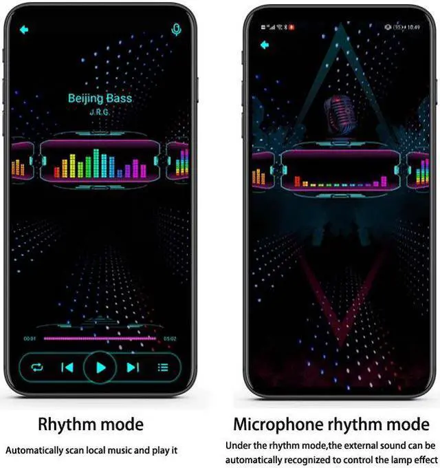 Alt view image 4 of 7 - NEW Customizable RGB Bluetooth LED Glasses APP Control Shield Flash Led Light Luminous Party Glasses for Christmas Grand Even Party 700mAh DIY Pattern LED Glasses