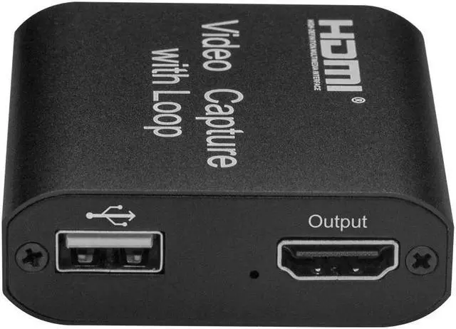 Alt view image 6 of 7 - 4K HDMI Capture Card USB 2.0 1080P Grabber Phone Video Capture with Loop Output Game Recording Device For Youtube Live Streaming PS4 IOS Phone HDV XBox one