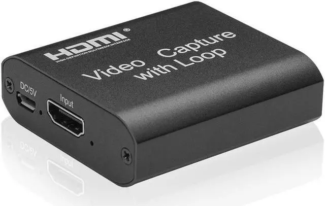 Alt view image 7 of 7 - 4K HDMI Capture Card USB 2.0 1080P Grabber Phone Video Capture with Loop Output Game Recording Device For Youtube Live Streaming PS4 IOS Phone HDV XBox one