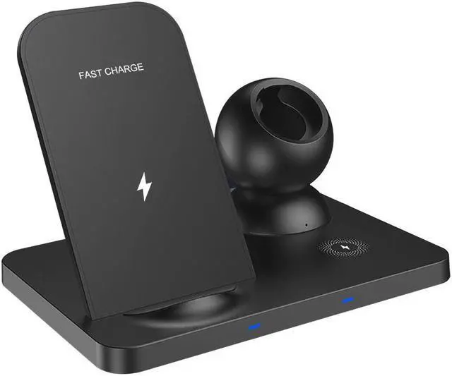 Main image of 3 in 1 Wireless Charger for Apple Watch 6 5 4 3 2 AirPods Pro 15W Qi Fast Wireless Charging Dock Station For iPhone 12 11 XS XR X 8 8iop