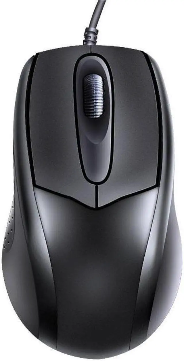 Alt view image 3 of 6 - PS/2 Plug Classic Wired Mouse 1200 DPI Adjustable Ergonomic Design Mice For Office And Game