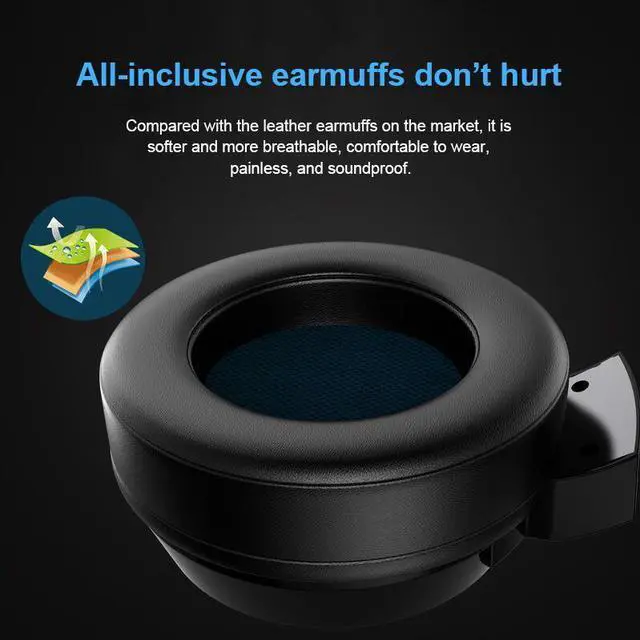 Alt view image 6 of 7 - USB Gaming Headset Wired Headphones 7 LED Illumination Stereo 7.1 Sound Bass Surround PC Notebook With Microphone