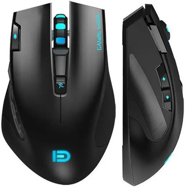Alt view image 2 of 7 - 2.4GHz Wireless Computer Gaming Mouse 2400 DPI 7 Key Ergonomic Portable Optical Wireless Mice for PC/Laptop
