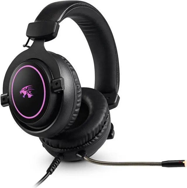 Alt view image 3 of 7 - USB 7.1 RGB Gaming Headset Earphone with LED light Noise Canceling Over-Ear Wired Gaming Headphone With 360 Degree Rotation Omnidirectional Microphone for PC Gamer(USB 2.0 Plug) 8iop