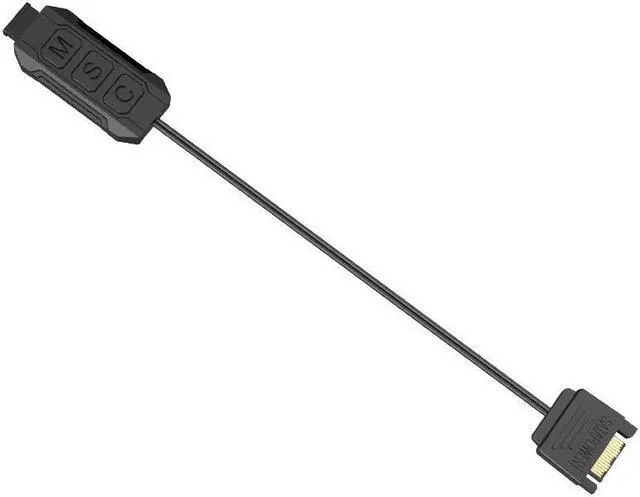Alt view image 2 of 7 - 5V 3Pin ARGB Line Controller SATA Powered 3 Button LED Controller Cable Adapter for Computer PC Light Strip,Water Cooler Radiators,RGB Fan
