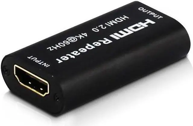 Alt view image 2 of 5 - HDMI 2.0 Extender Repeater HDMI 2.0 Signal Amplifier 4K@60HZ 3D HD HDMI-compatible Extension Female-to-Female Up to 40 m (131 ft)
