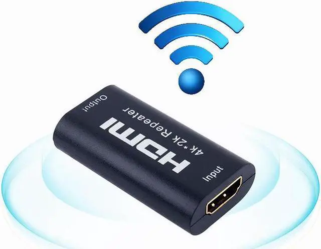 Alt view image 3 of 6 - HDMI Repeater Female to Female Signal Extension HDMI 1.4 1080P@60hz Up to 40m (131ft)