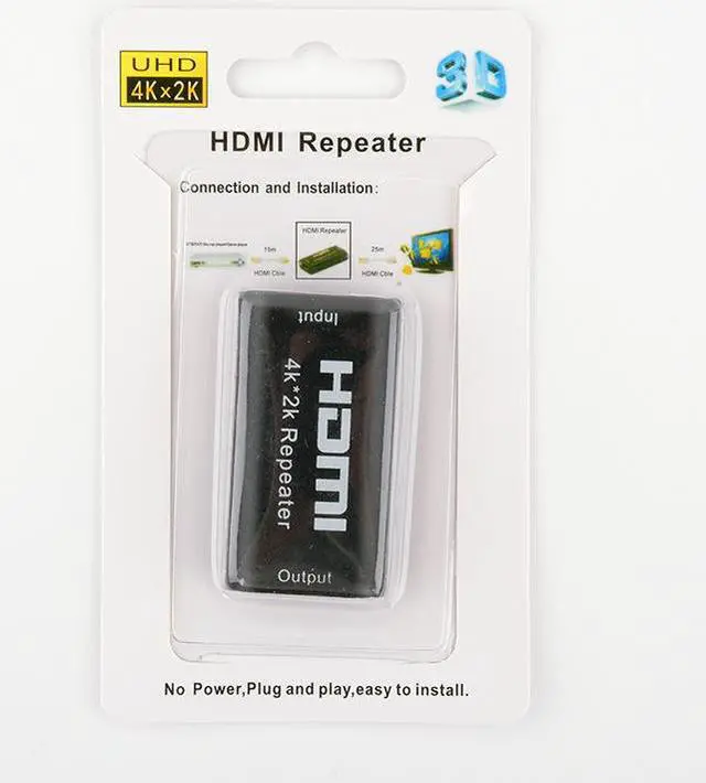 Alt view image 6 of 6 - HDMI Repeater Female to Female Signal Extension HDMI 1.4 1080P@60hz Up to 40m (131ft)