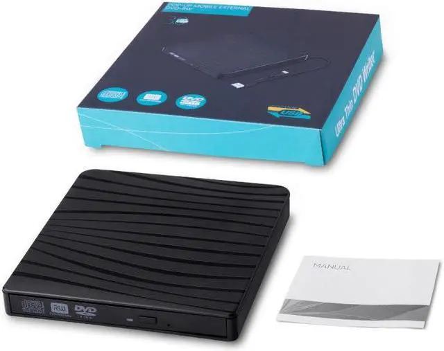Alt view image 6 of 6 - 2021 New USB 3.0+Type C External DVD Burner Pop-up External CD Driver for 8cm 12cm CD, DVD, VCD Disc Desktop PC Laptop