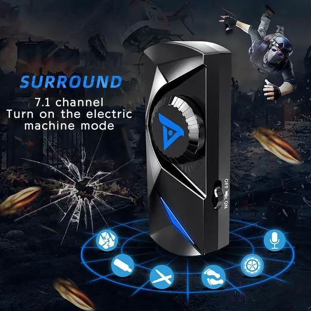 Alt view image 5 of 7 - New Hot USB External Sound Card Audio Interface 3.5mm To USB2.0 7.1 Audio Game Computer Sound Card Adapter with Microphone for Laptop Headset USB 2.0 Sound Card