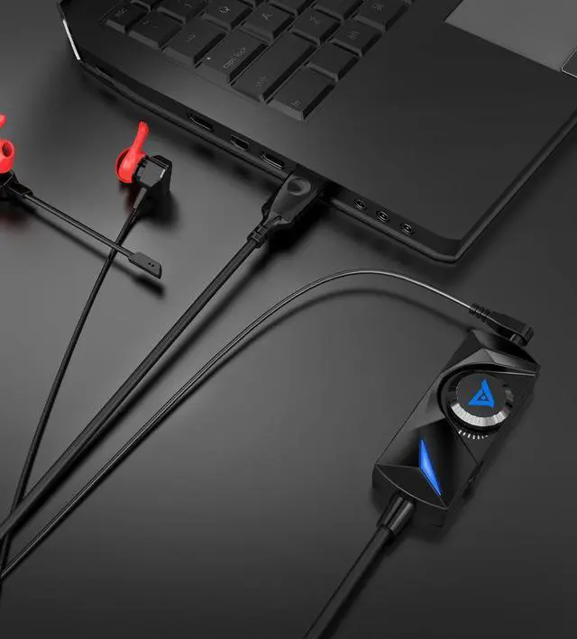 Alt view image 7 of 7 - New Hot USB External Sound Card Audio Interface 3.5mm To USB2.0 7.1 Audio Game Computer Sound Card Adapter with Microphone for Laptop Headset USB 2.0 Sound Card